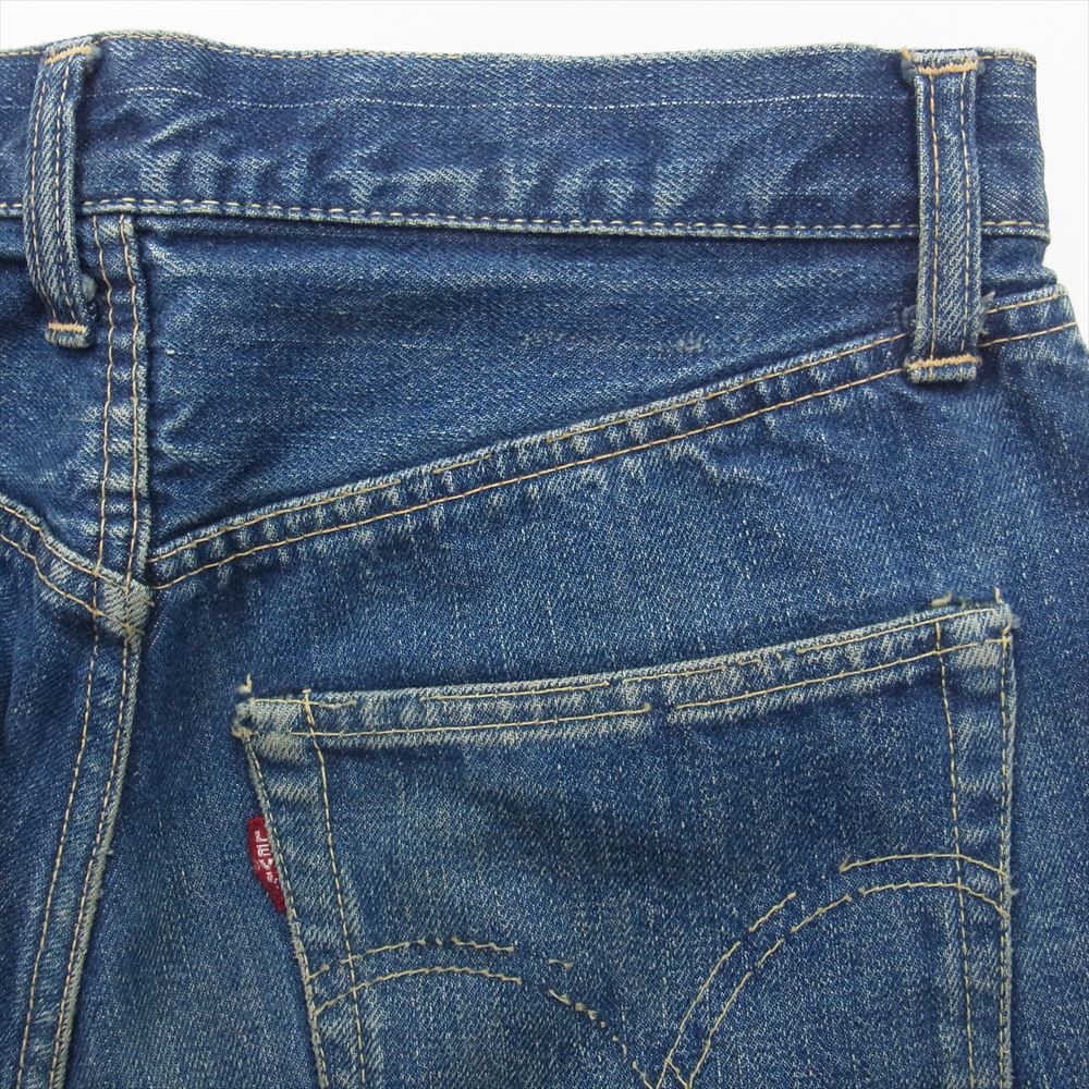 Levi's リーバイス デニムパンツ ヴィンテージ オリジナル 501XX ボタン裏刻印14 ビッグE ストレート デニム パンツ インディゴブルー系【中古】  - メルカリ