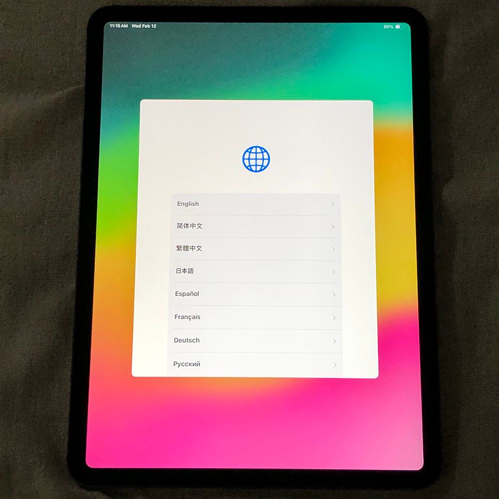 SIMロック解除済み iPad Pro 第1世代 11インチ 256GB Wi-Fi+Cellular Bランク 本体【ReYuuストア】  スペースグレイ PC/タブレット