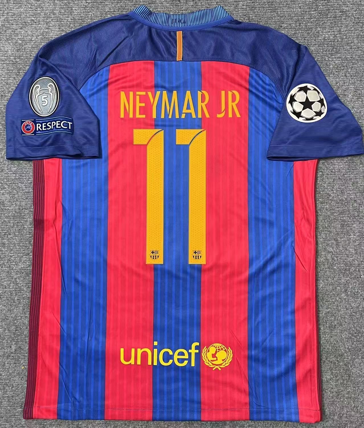 NEYMAR JR】ネイマール バルセロナ ユニフォーム 16/17-年末セール中