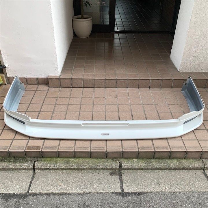 TOYOTA トヨタ 200系 ハイエース モデリスタ 純正 フロントスポイラー ナロータイプ リアバンパー 車 パーツ ホワイト m15042