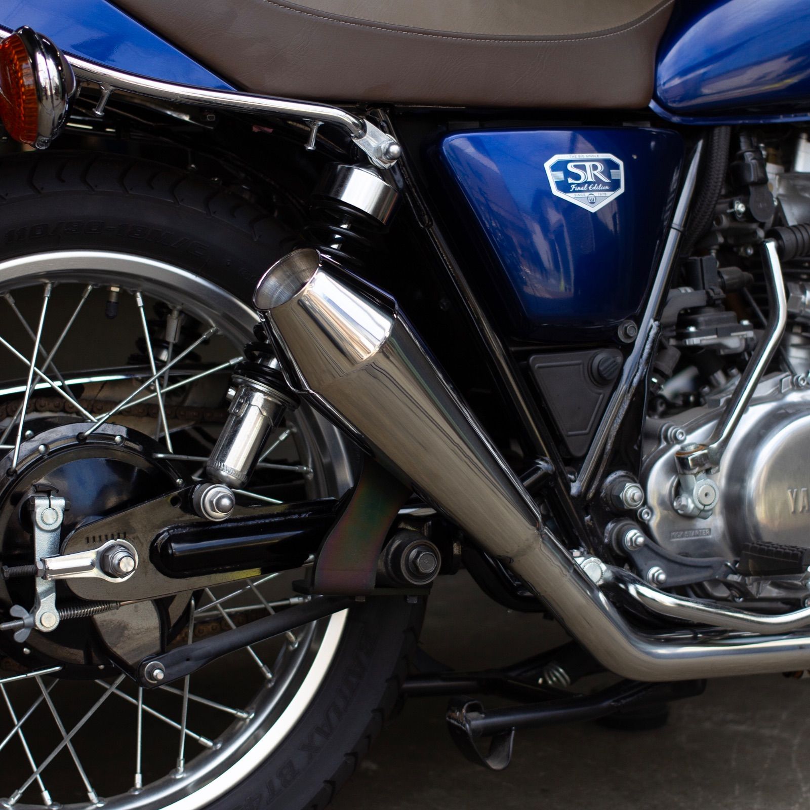 SR400/500用 STDメガホン ショート 新型スリップオン アップ FI車 