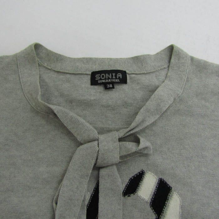 ソニアソニアリキエル ニット トップス 長袖 ボウタイ セーター