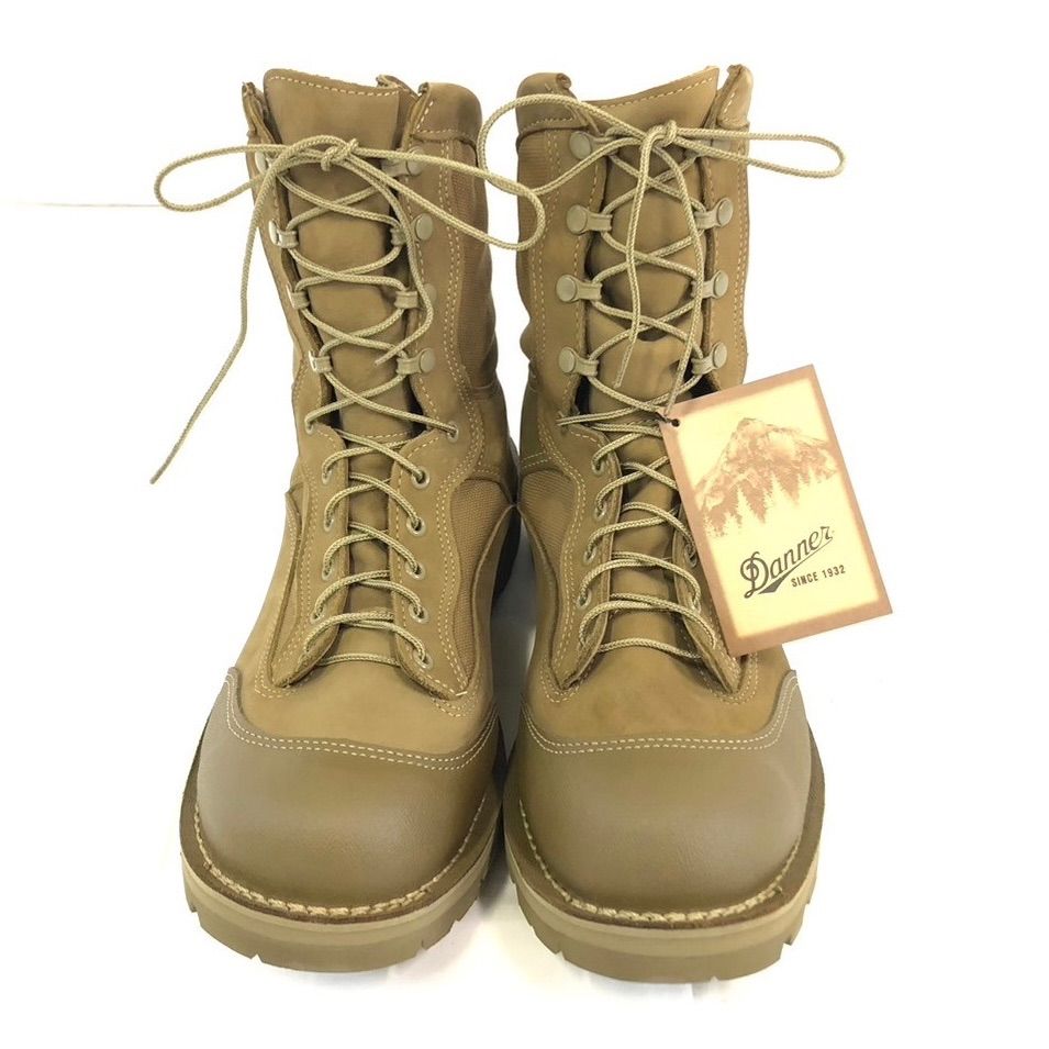 Danner ミリタリーブーツ ベージュ　新品未使用　米軍支給品 米軍放出品】未使用品 DANNER/ダナー コンバットブーツ 14.5W