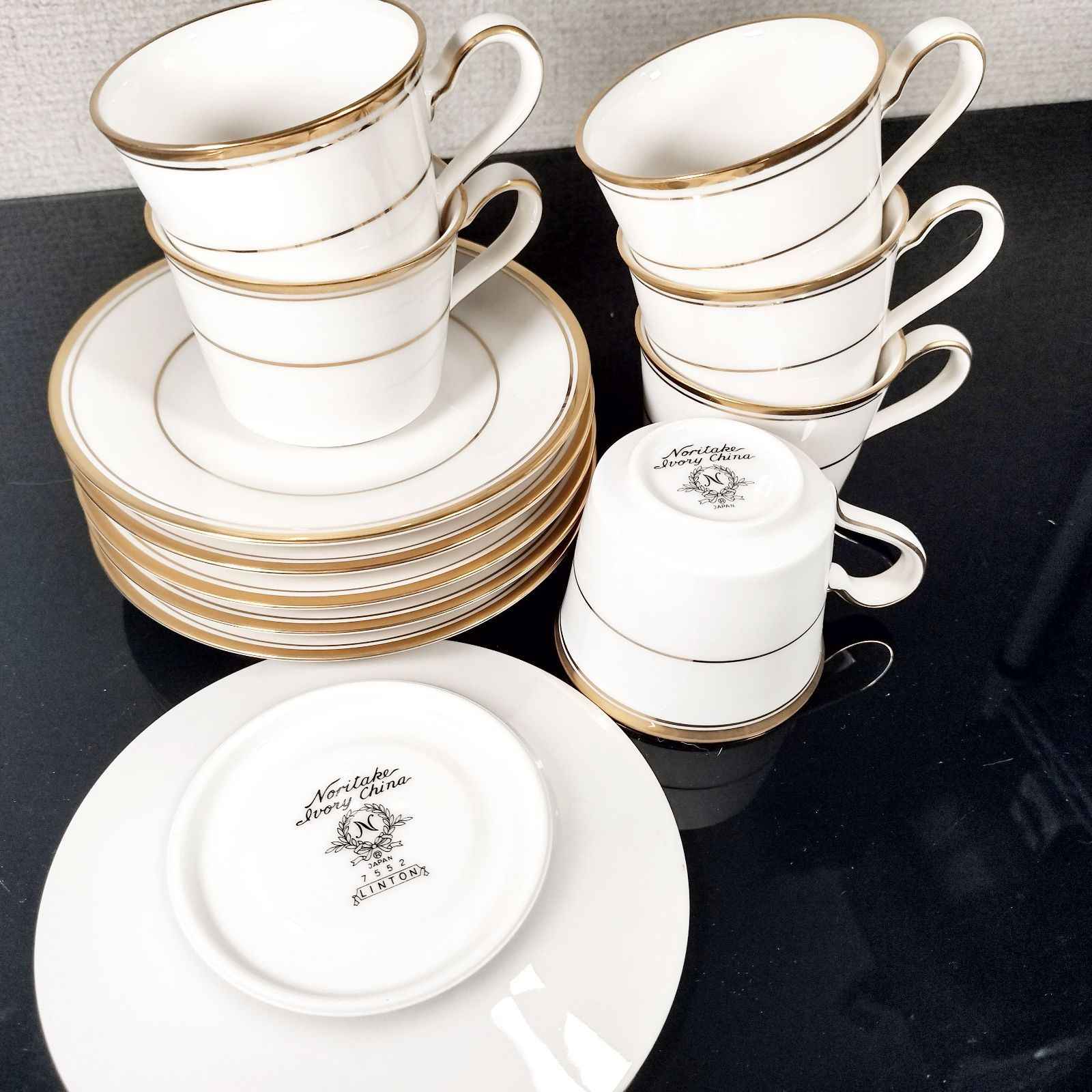 ノリタケ ショップ 未使用品 リントン 廃盤 デミタス カップ＆ソーサー