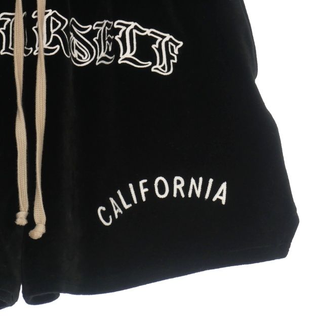 ASKYURSELF ベロアショーツ アスクユアセルフ ASKYURSELF OG Boxing Shorts ベロア ハーフ