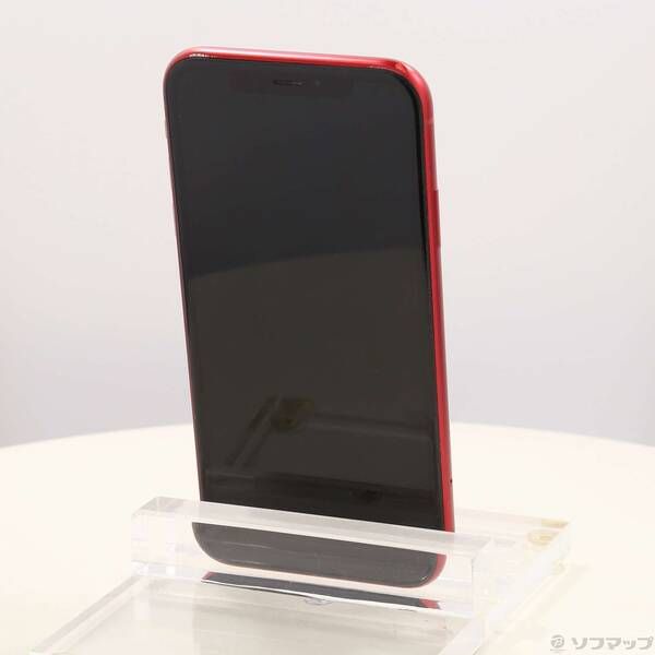 中古品〕 iPhoneXR 64GB プロダクトレッド MT062J／A SIMフリー