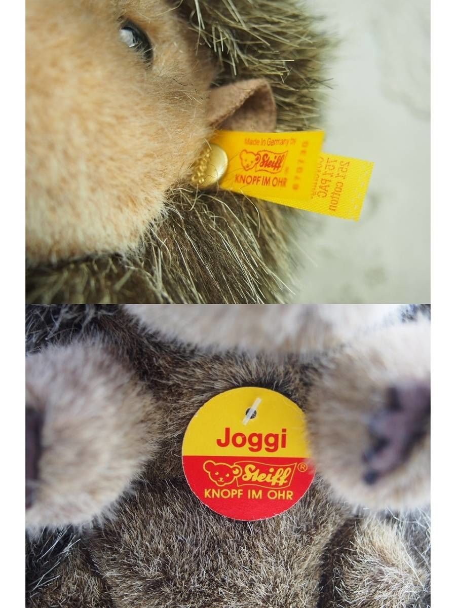 送料無料☆シュタイフ☆Joggi Hedgehog 20cm 完品☆ハリネズミの