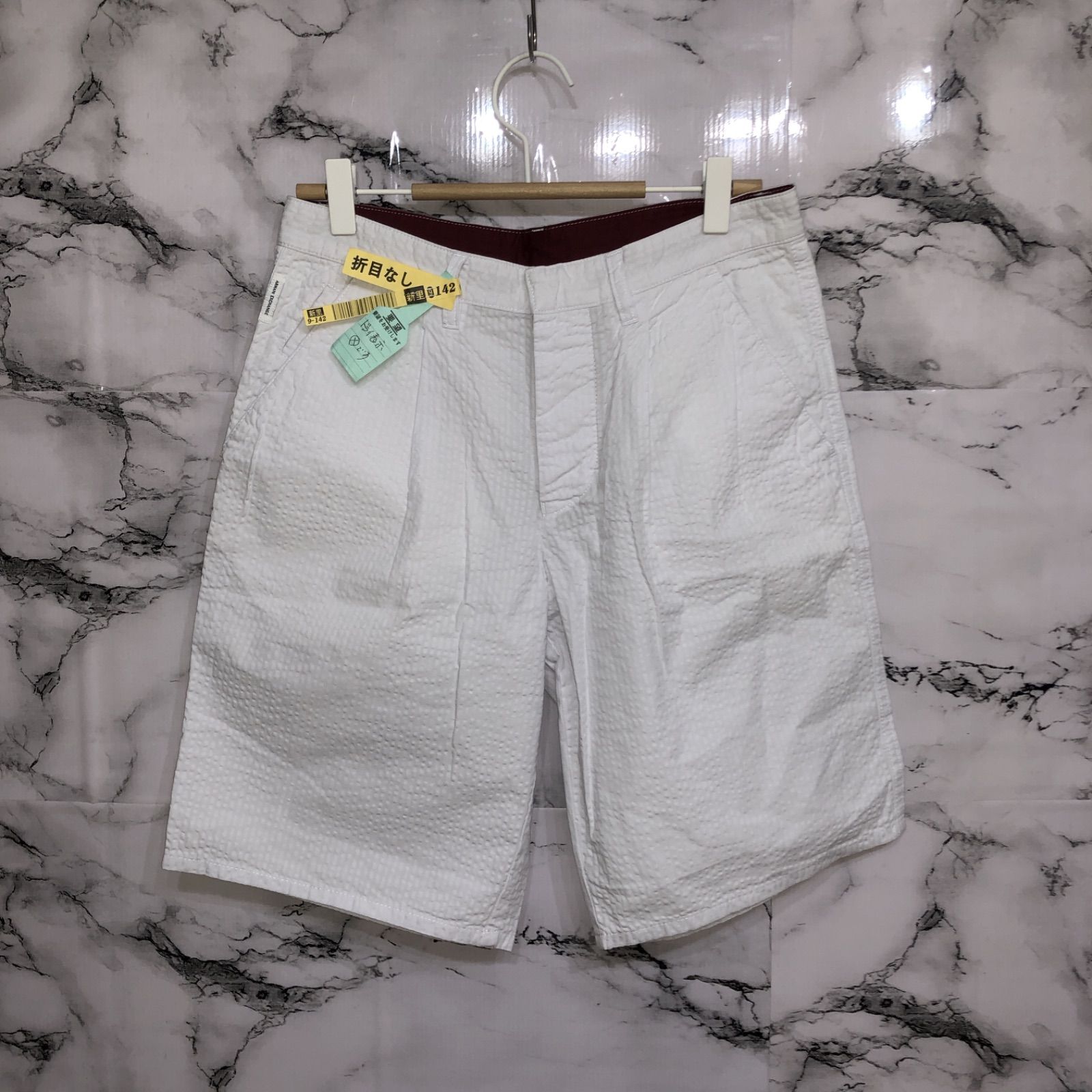 ARMANI EXCHANGE ホワイトハーフパンツ