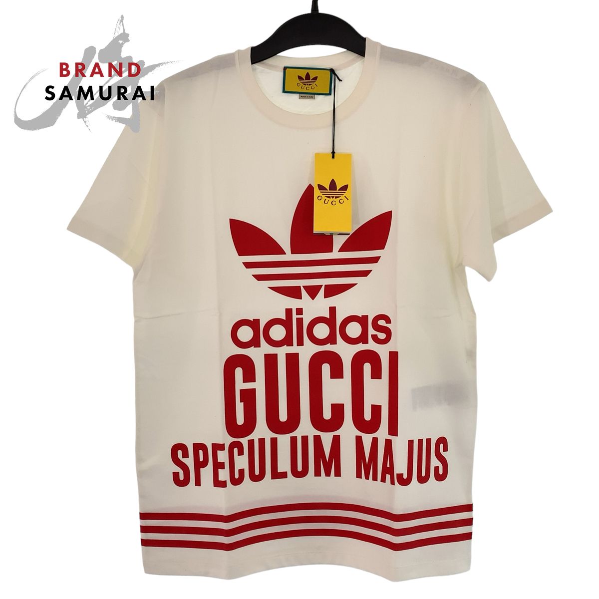 新品未使用 GUCCI グッチ GUCCI×adidas Sサイズ ホワイト 白 レッド 赤 