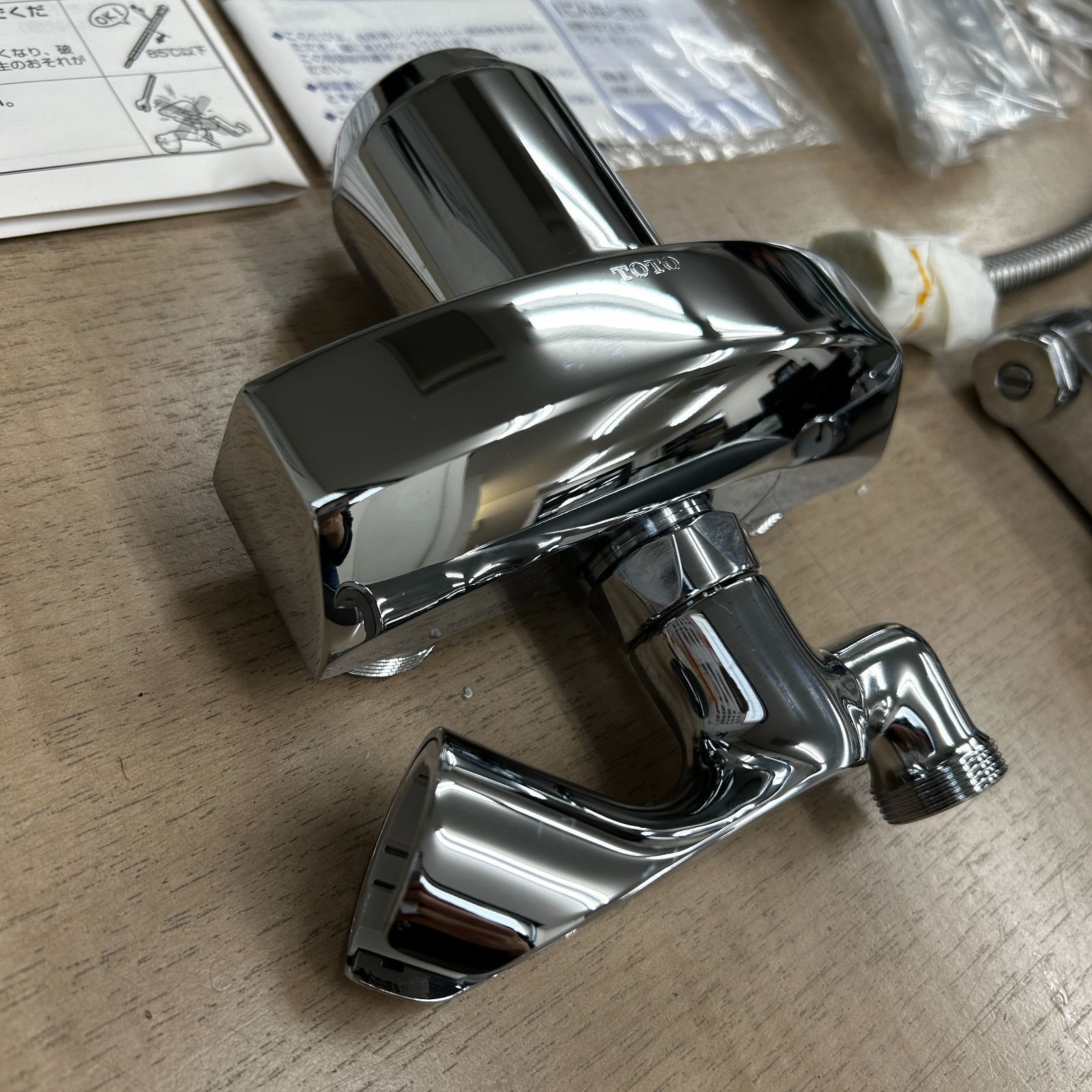 021 TOTO トートー 壁付シングル13 節湯 共 台所 TKS05311J(水栓、蛇口)｜