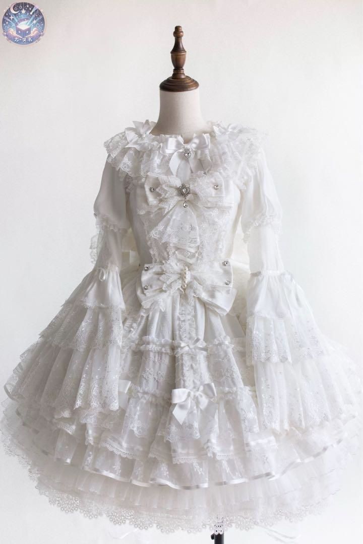 ♥ Praying Star ロリィタドレスセット ジャンスカ ホワイト 甘ロリ