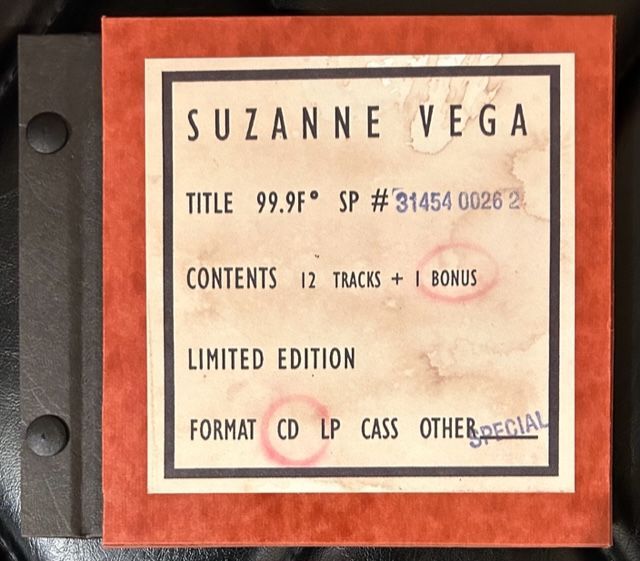 【限定特殊ケース】Suzanne Vega「99.9F°」CD - メルカリ