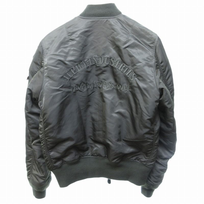 アルファ ALPHA INDUSTRIES. 美品 MA-1 フライトジャケット
