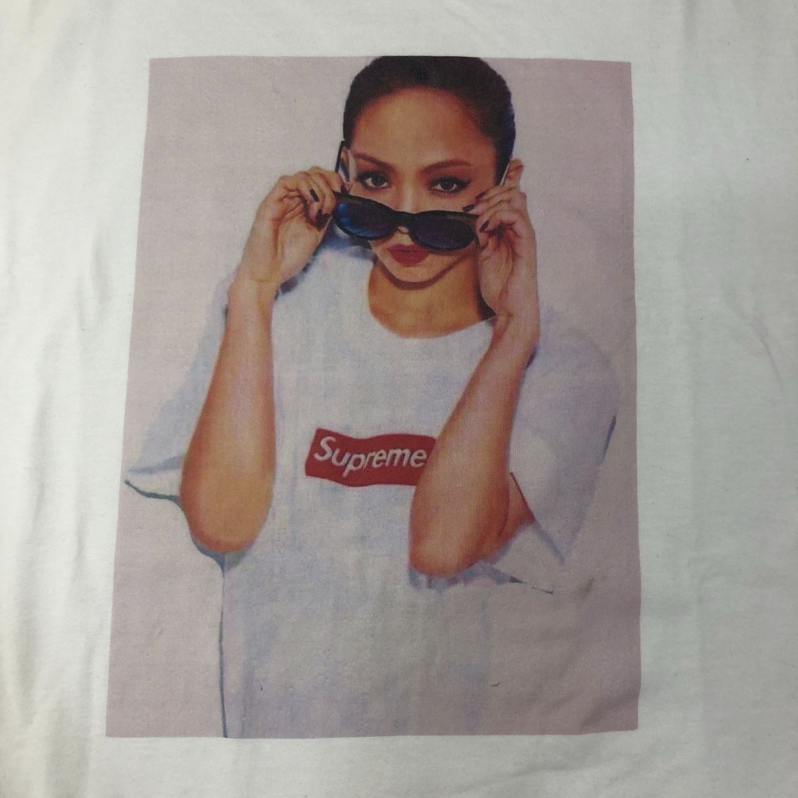 安室奈美恵　tシャツ 新品　M wwd 安室奈美恵 WWD JAPAN 表紙 半袖Tシャツ ホワイト XXLサイズ