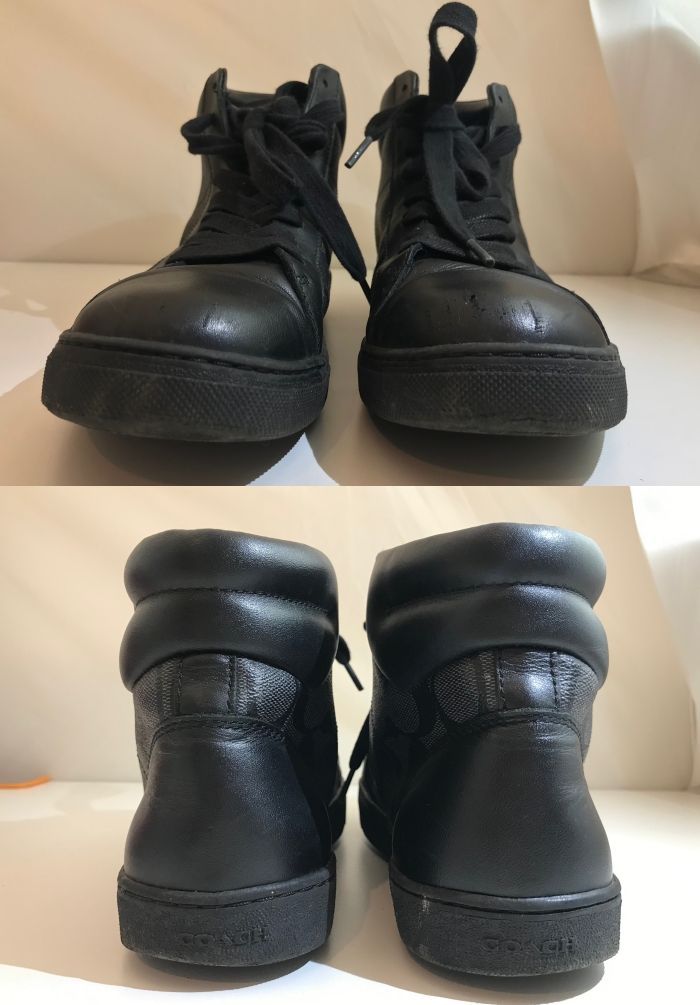 COACH シグネチャー ハイカットスニーカー FG1950 8.5 D 26cm
