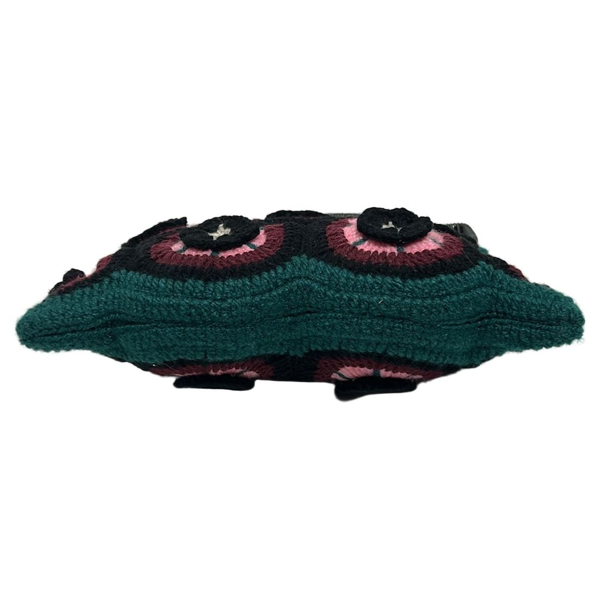 マルニ　フラワーカフェ　ウーリークロシェバック　トートバッグ MARNI(マルニ) トートバッグ美品 フラワーカフェ クロシェ