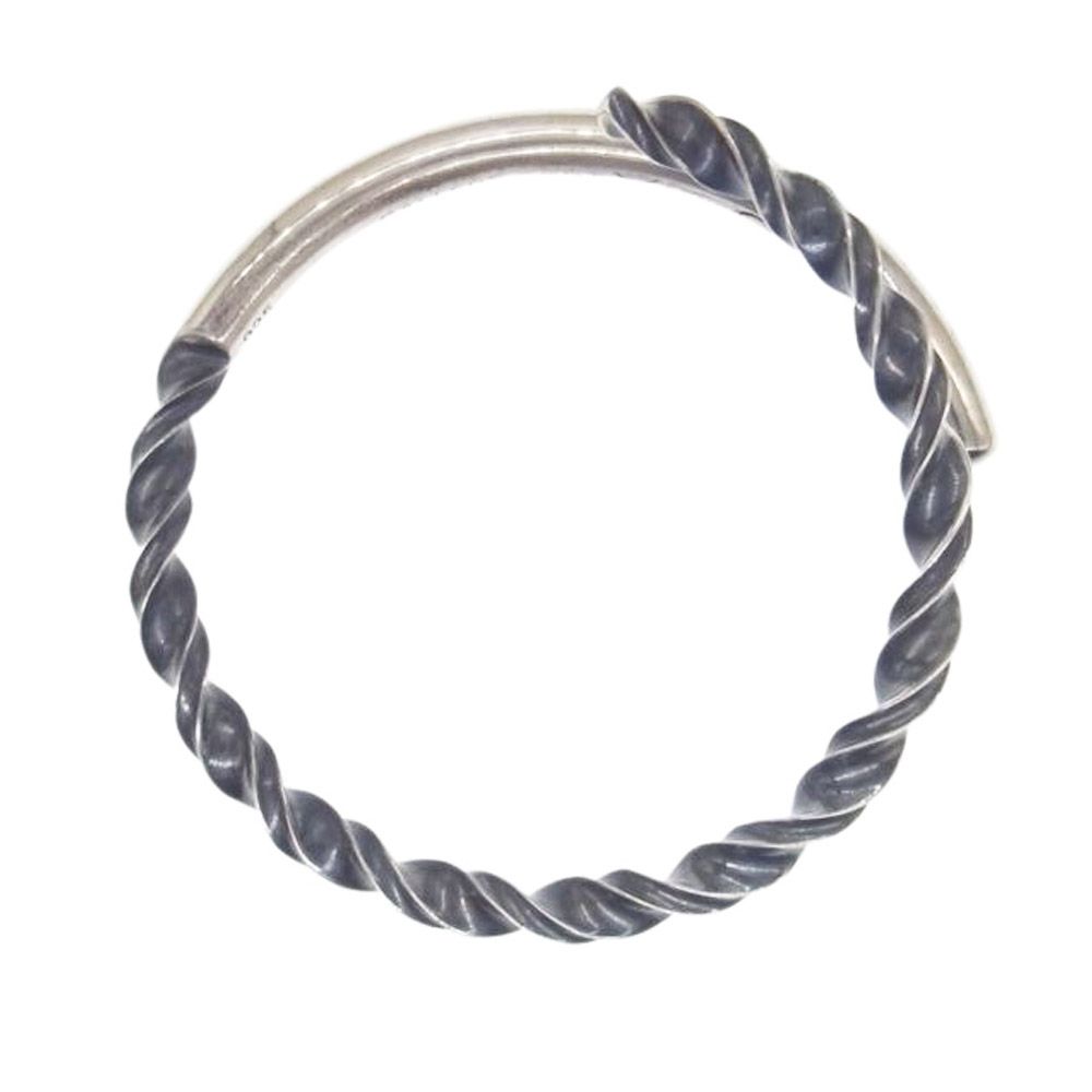 LONESOME. ロンサム イヌのバングル ブレスレット 箱付き シルバー LONESOME. ロンサム イヌのバングル ブレスレット 箱付き