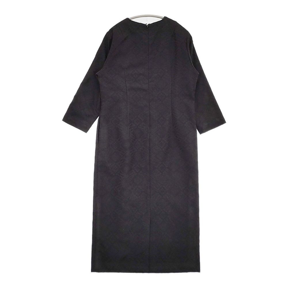 中川政七商店 ジャカード織のワンピース 菱紋 定価39600円 ワンピース 25SS ブラック レディース 中川政七商店 5-0916M