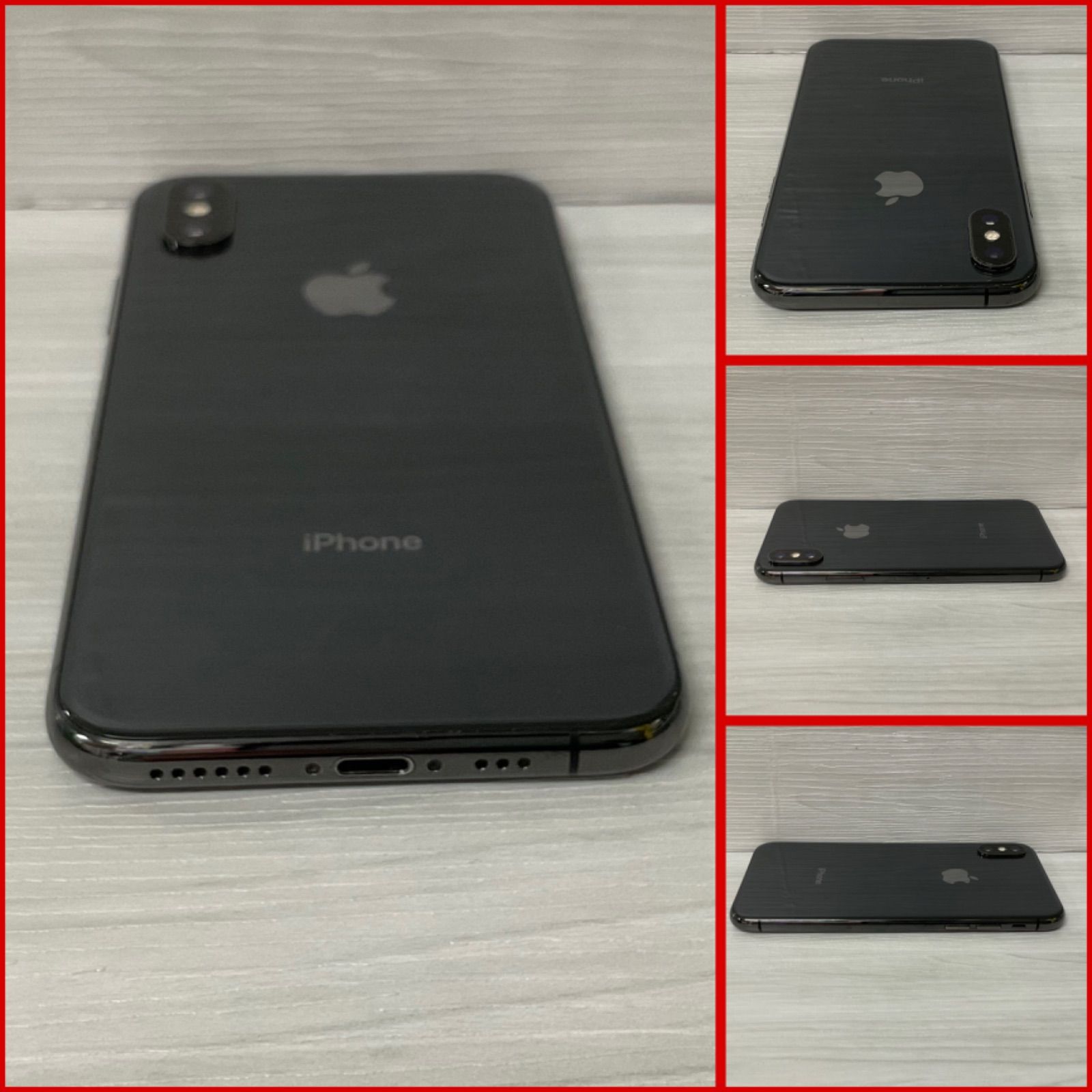 iPhoneXs<ブラック> 64GB 【中古】- SIMロック解除済 - ＃3124 - メルカリ