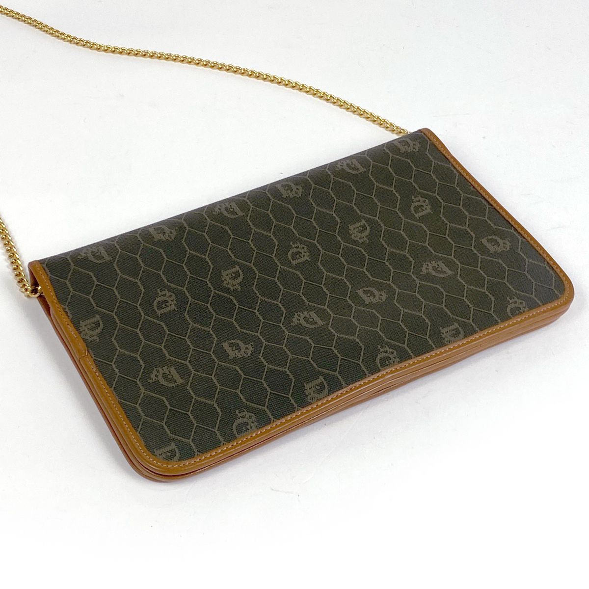 クリスチャンディオール Christian Dior ハニカム柄 2WAY Christian Dior（クリスチャン・ディオール） ハニカム柄 チェーン