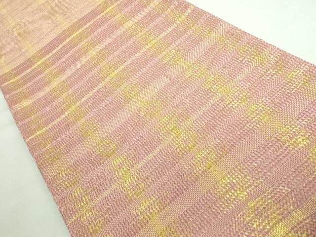 平和屋本店■極上　ひなや工房　くむ・あむ・おる　伊豆蔵明彦　組織　太鼓柄袋帯　金糸　逸品　DZAA6466kh5 平和屋本店□極上 ひなや工房 くむ・あむ・おる 伊豆蔵明彦 組織 太鼓