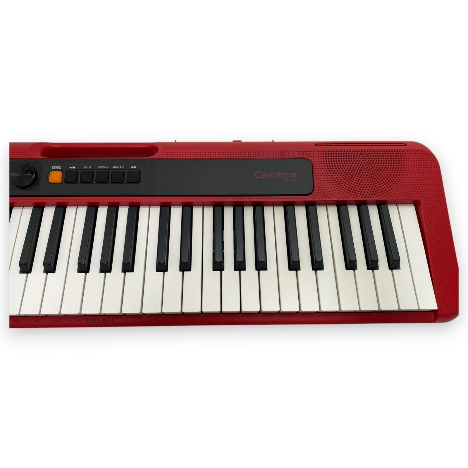 ◯ カシオ CASIO 電子キーボード CT-S200RD レッド 61鍵盤 軽量