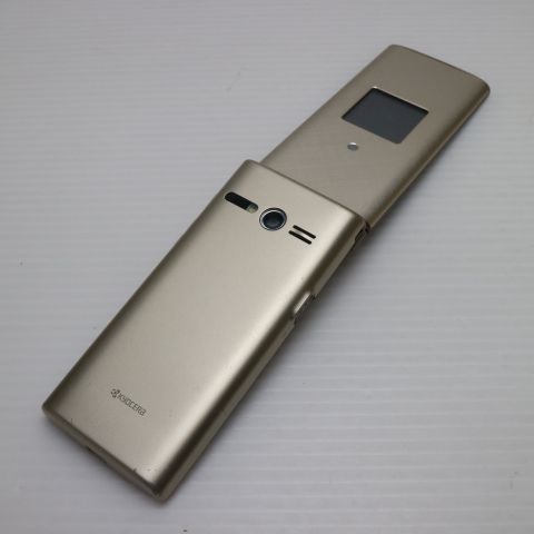 美品 KYF38 かんたんケータイ シャンパンゴールド スマホ 本体