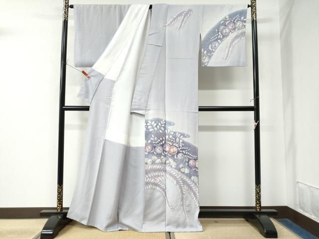 平和屋着物○訪問着 辻が花 手描き 絞り 暈し染め 正絹 逸品