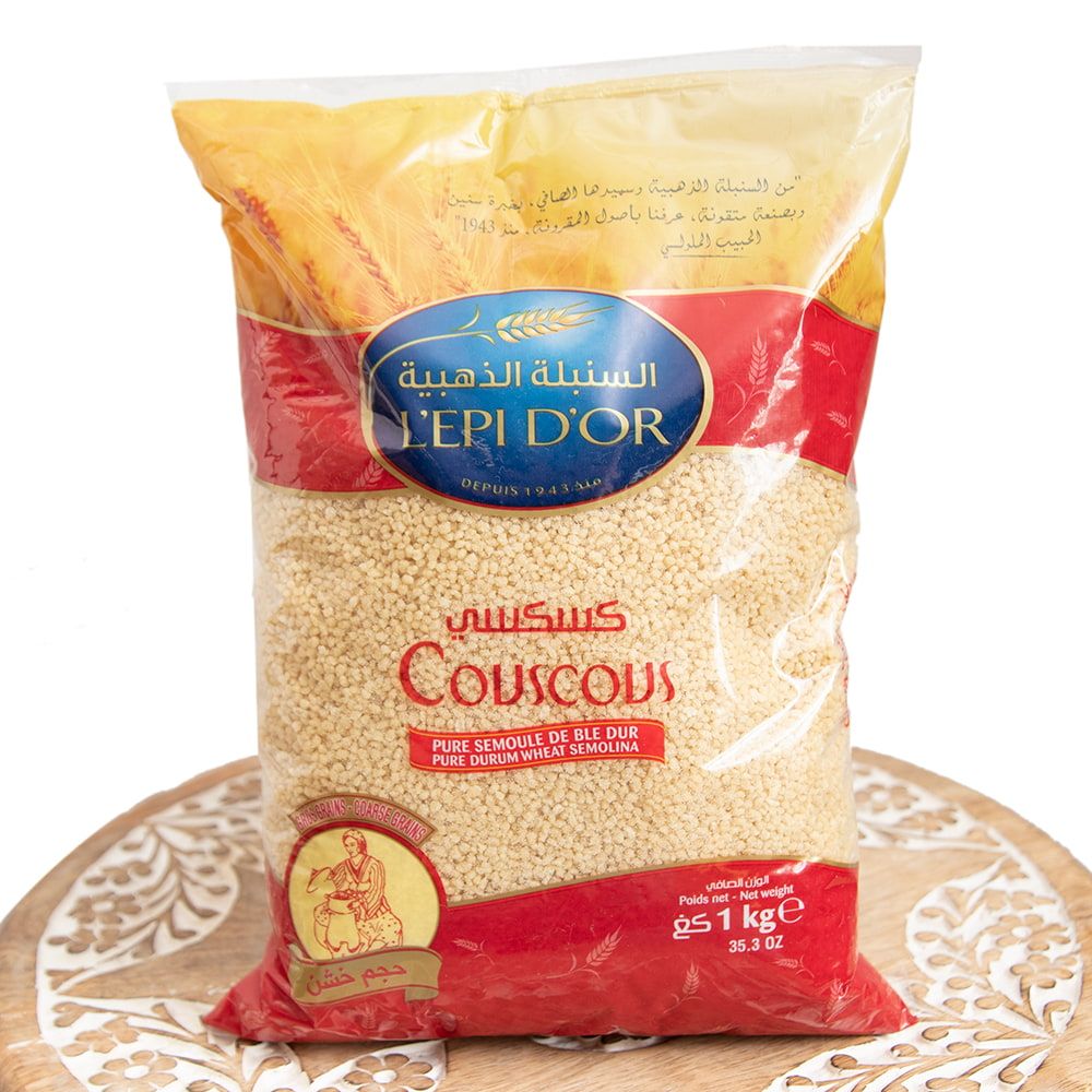 6個セット クスクス 大粒 - COUS COUS Large Grain 1kg | セット クスクス パスタ モ
