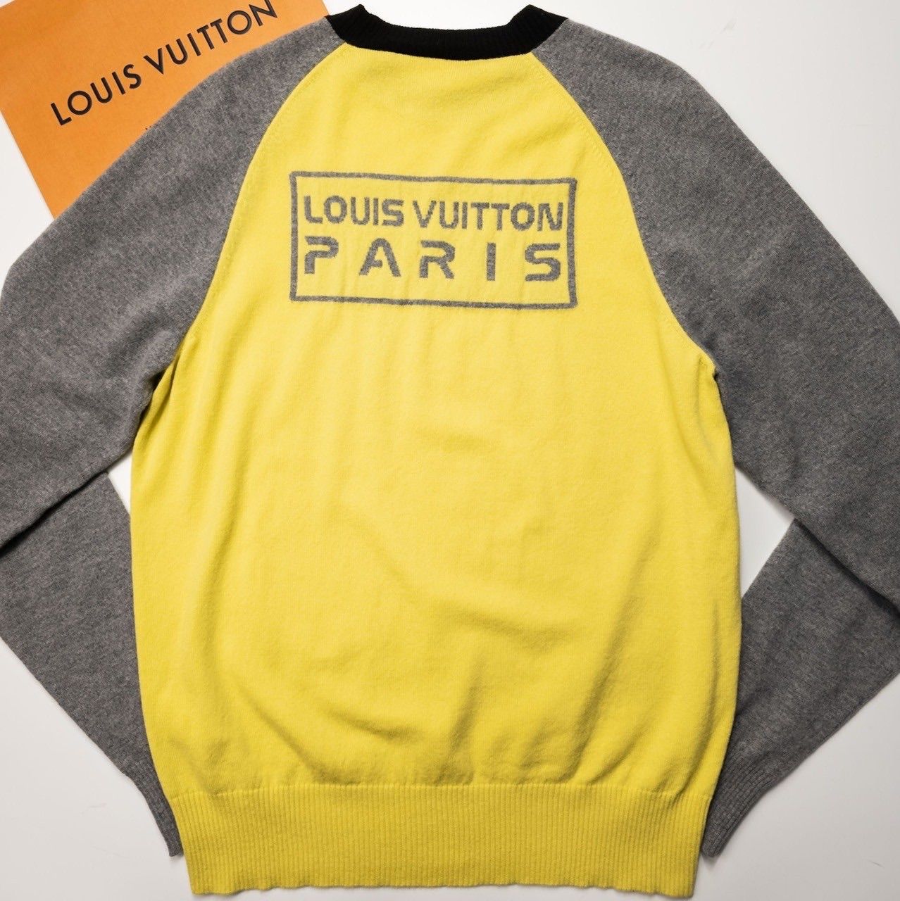 極美品】LOUIS VUITTON ルイ・ヴィトン 長袖クルーネックニット 