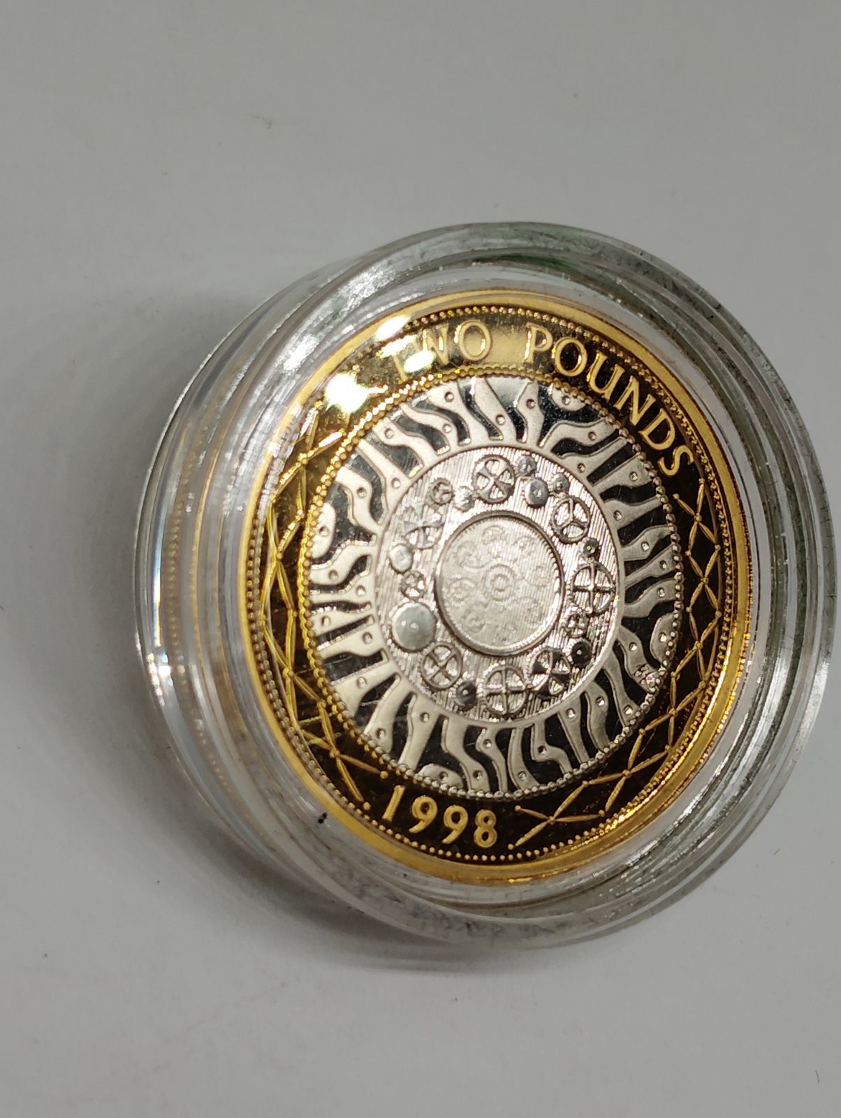 0901H07】 イギリス 2ポンド硬貨 1998年 シルバープルーフ 銀貨