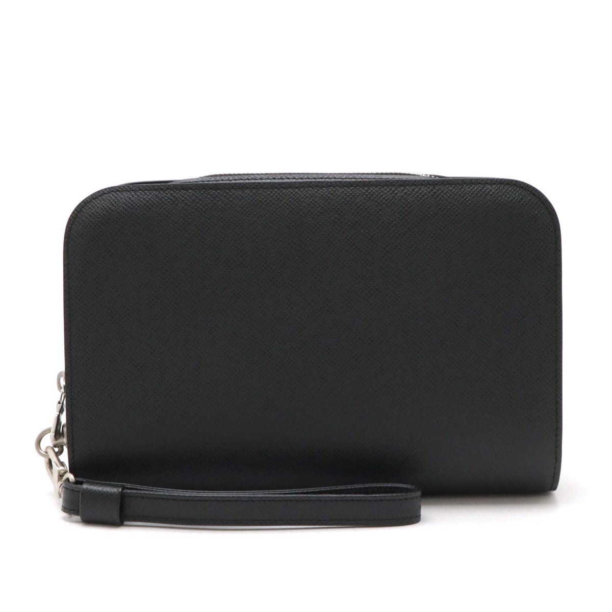 最高峰美品】ダンヒル ぬがさ レザー クラッチバッグ ネイビー 現行品