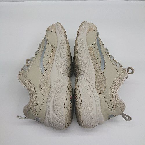 FILA メッシュパターンスカート ベージュ　Sサイズ ◇ Θ FILA フィラ 厚底 メッシュ ローカット スニーカー