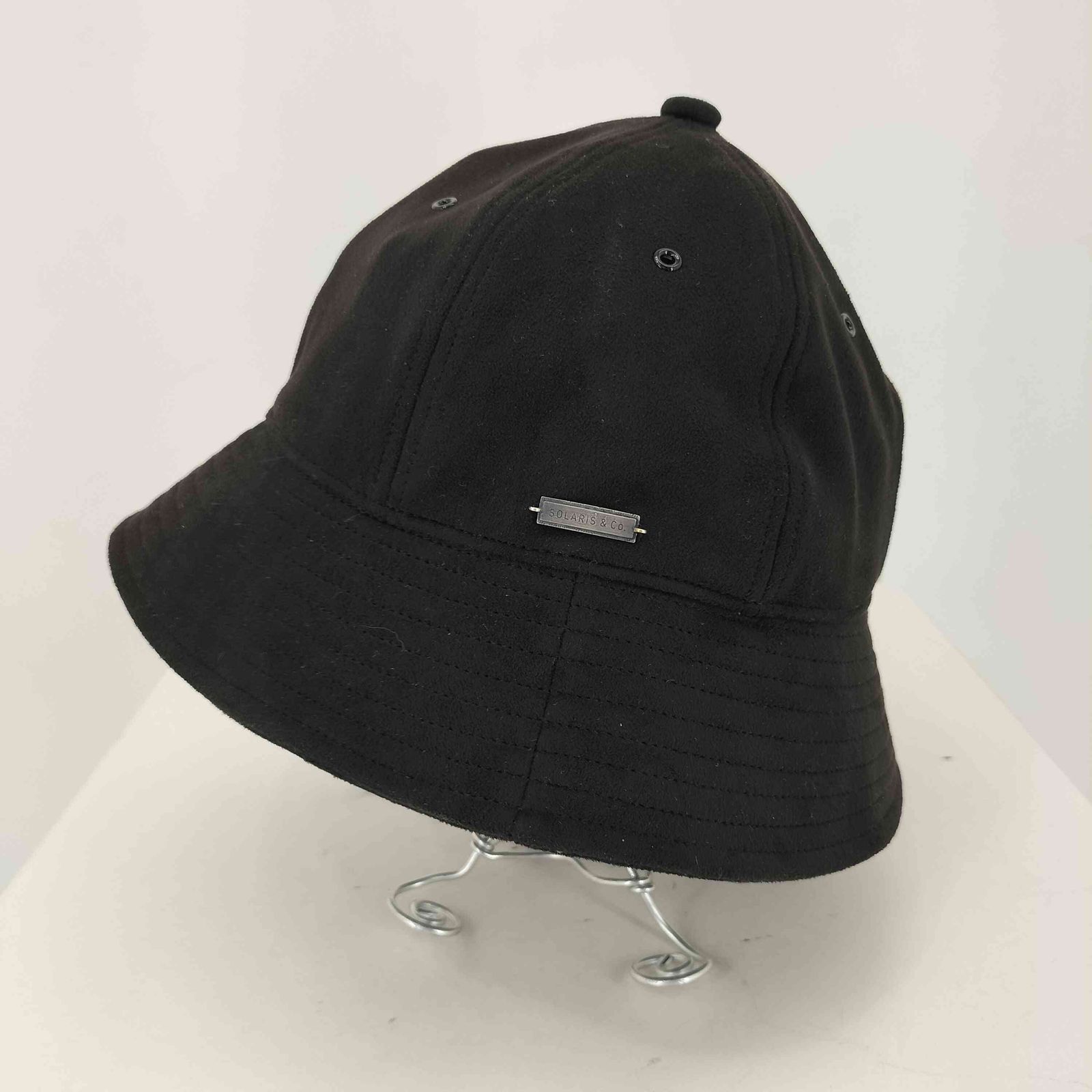 美品『ソラリス』Badboy レザー ハット ブラック 黒 39サイズ 美品『ソラリス』Badboy レザー ハット ブラック 黒 39サイズ