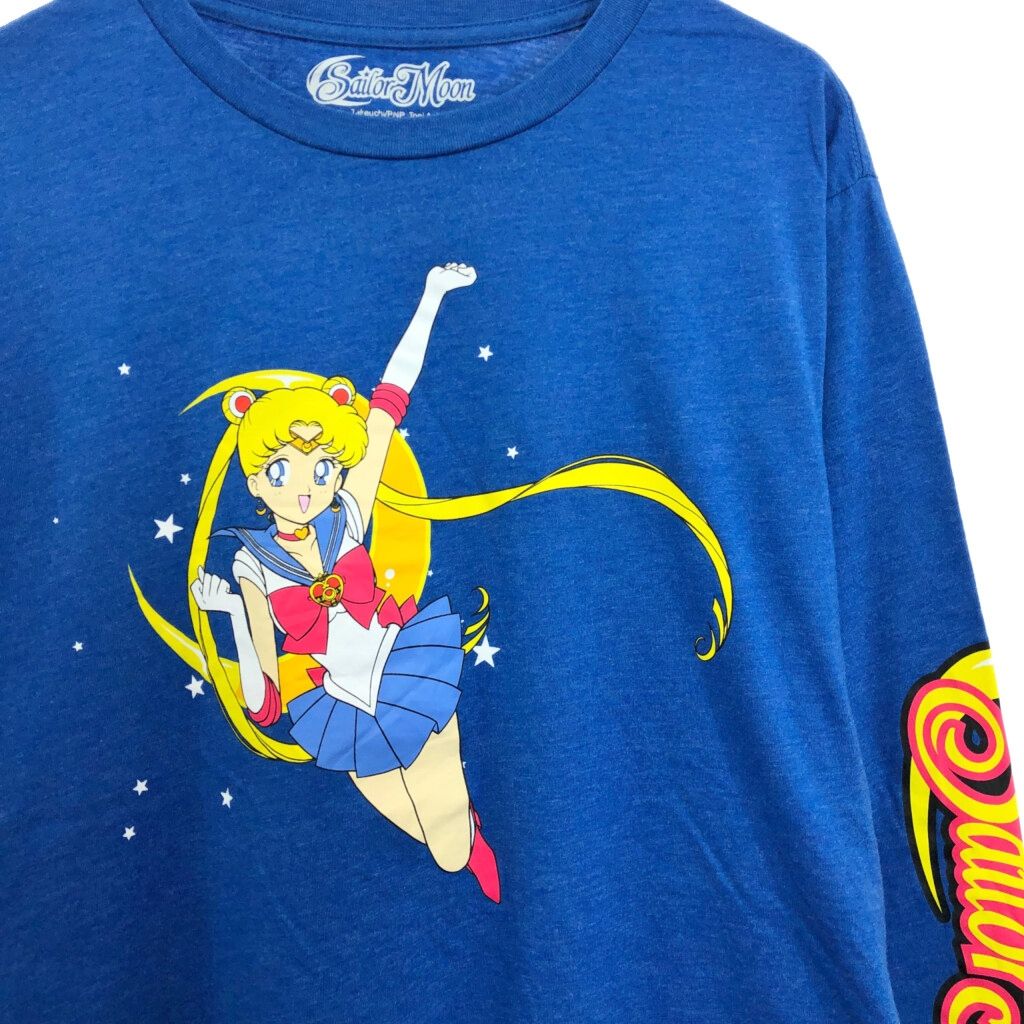 セーラームーン アニメ スウェット マンガ キャラクター L 青 12531 d1c9998f8a721226bb7274d6eb47b2