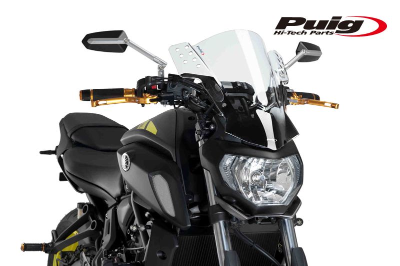 Puig 6894W WINDSHIELD RAFALE [CLEAR] YAMAHA MT-09 (13-16) MT-07 (14-23) プーチ スクリーン カウル