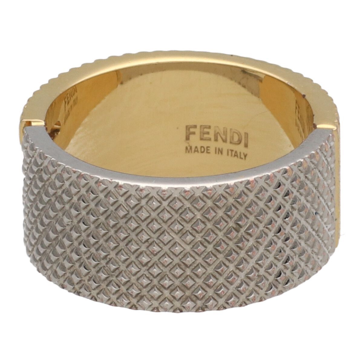 中古】 Fendi フェンディ FFリング 7AJ774APUPF0F0N ゴールド