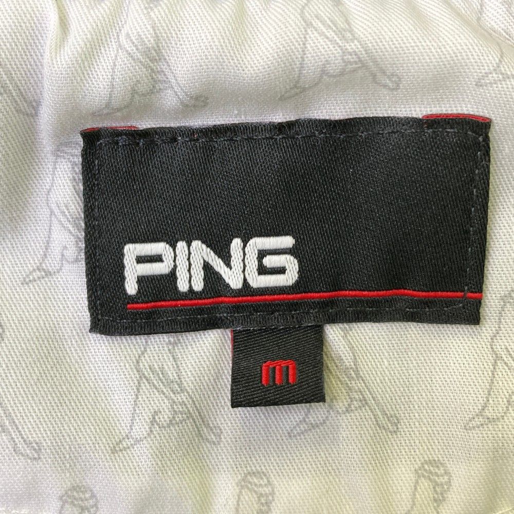 サイズ：M PING ピン  裏メッシュブルゾン  ブラック系 [240101413772] ゴルフウェア レディース ストスト サイズ：M PING ピン 裏メッシュブルゾン ブラック系