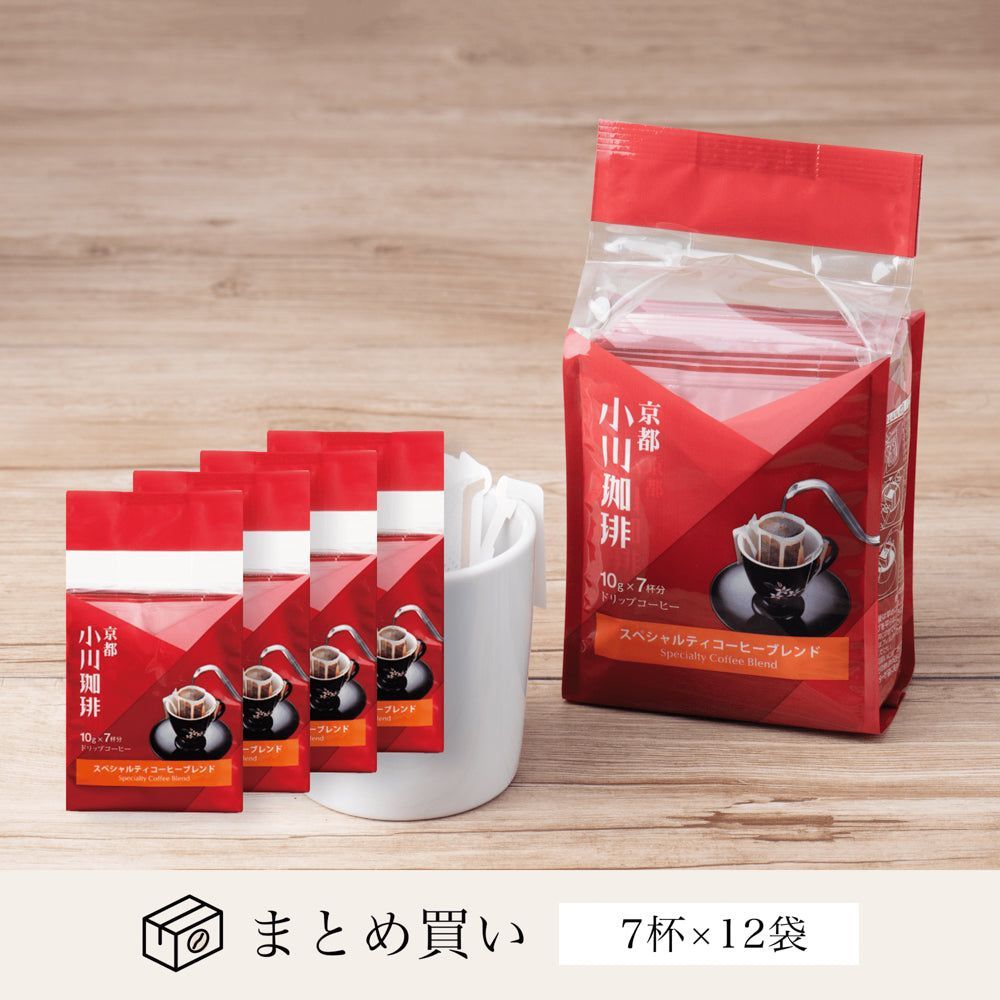 小川珈琲 スペシャルティコーヒーブレンド ドリップコーヒー 7杯分 12個 まとめ買い
