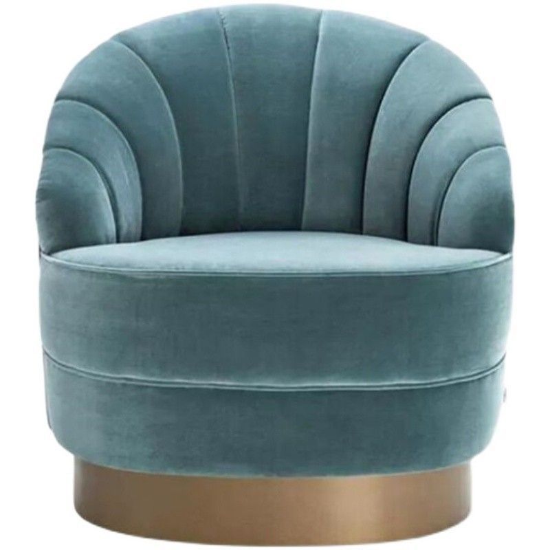 北欧デザイン ベルベットのシングルソファ