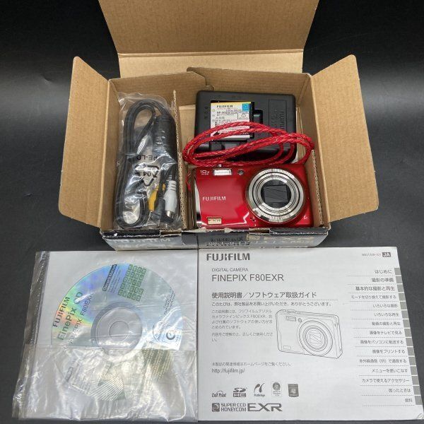 極美品☆FUJIFILM FinePix F80 EXR デジカメ Amazon | FUJIFILM デジタルカメラ FinePix F80EXR レッド FX