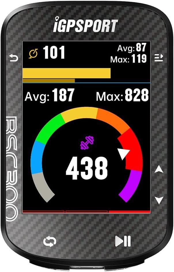 シリコンカバー付き iGPSPORT アイジーピースポーツ BSC300 GPS サイクルコンピュータ 日本語対応