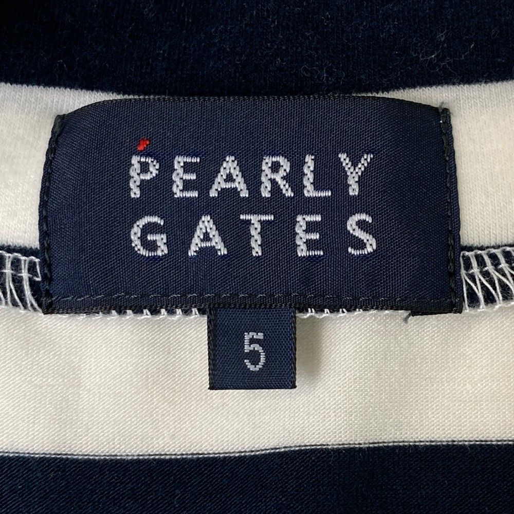 サイズ:5 PEARLY GATES パーリーゲイツ ハーフジップ長袖T サイズ:5 PEARLY GATES パーリーゲイツ ハーフジップ長袖T