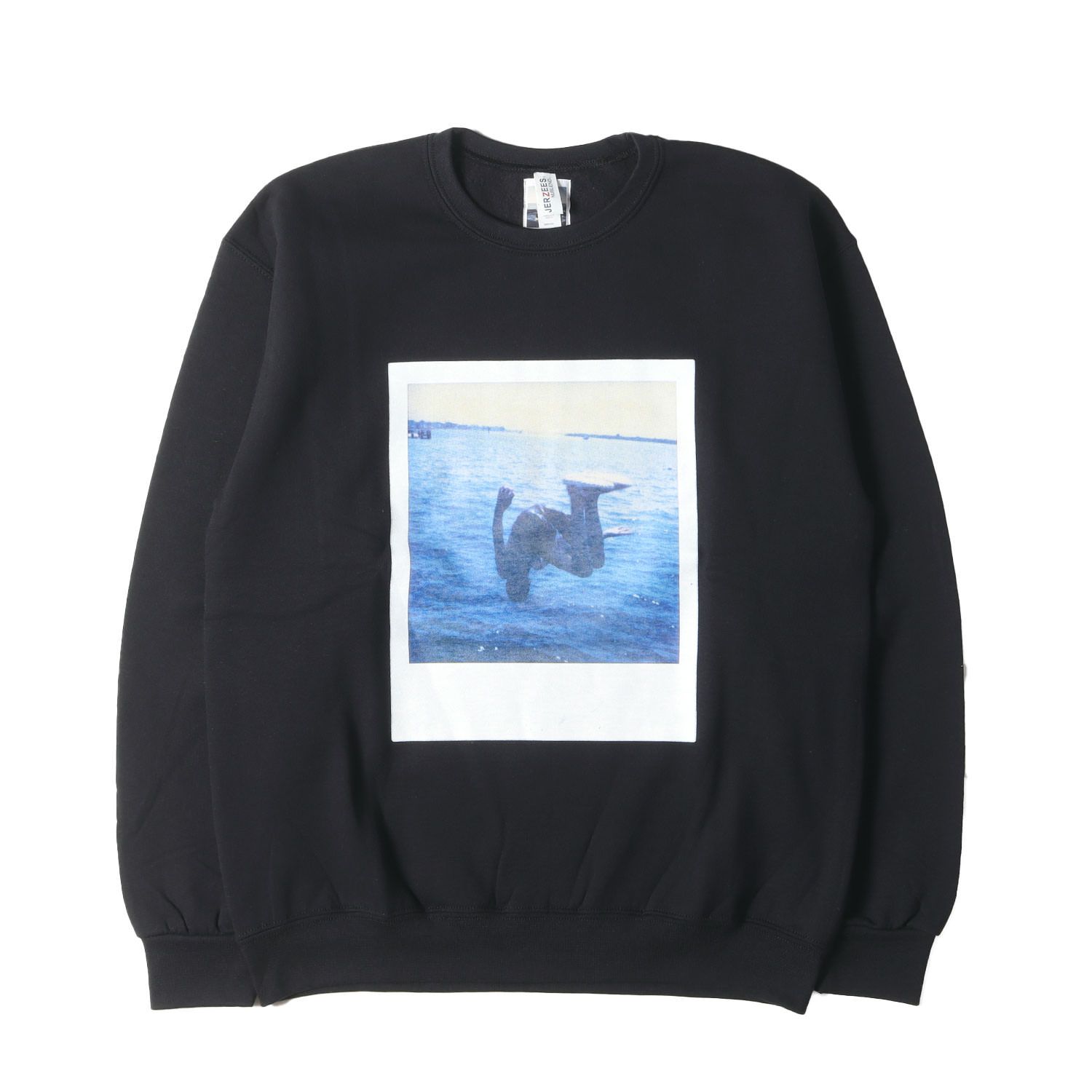 新品 WACKO MARIA ワコマリア スウェット サイズ:M 23SS DAVIDE SORRENTI フォト プリント クルーネック スウェットシャツ CREW NECK SWEAT SHIRT ブラック トップス トレーナー コラボ【メンズ】