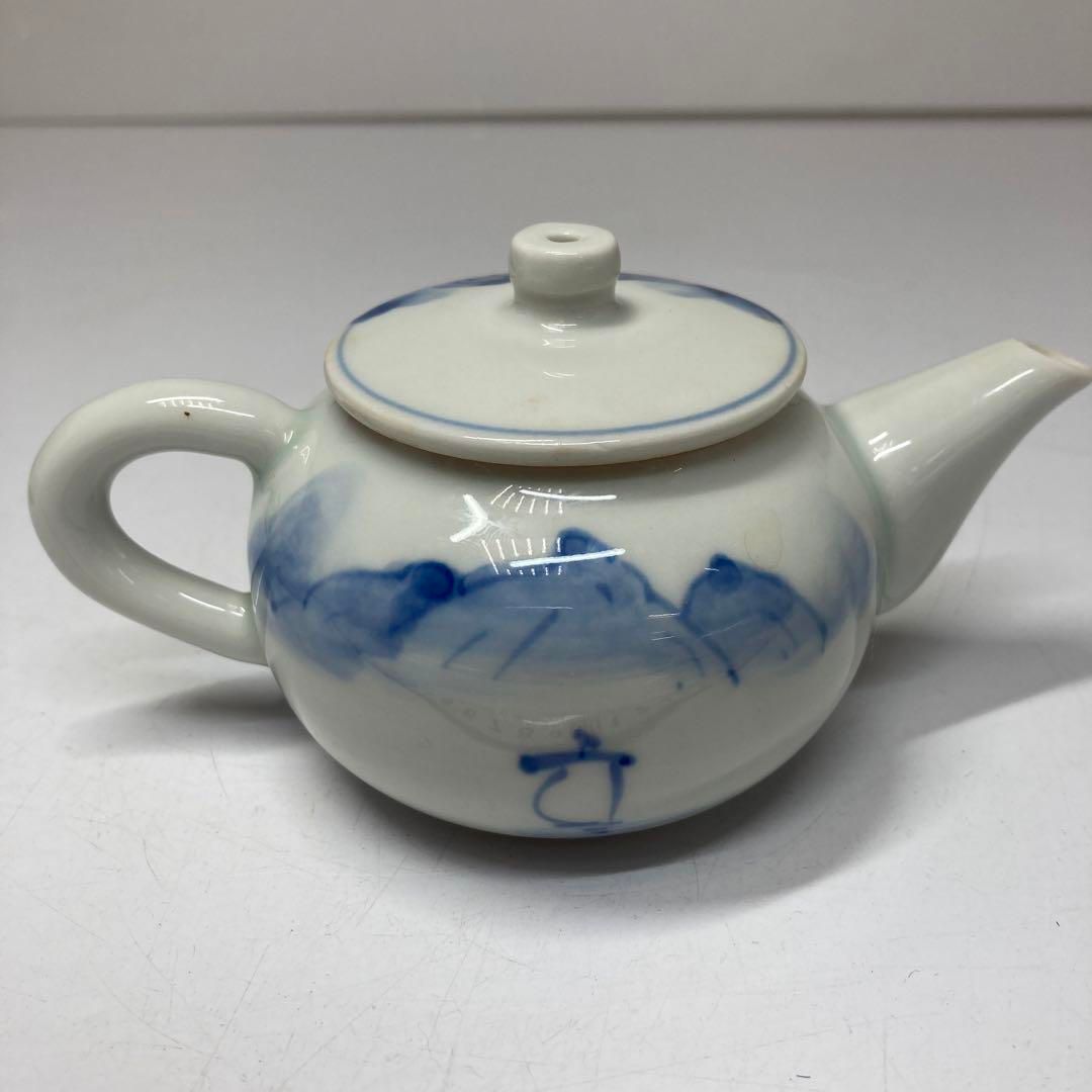 禎山作　染付煎茶器セット7点　共箱　東Y6-0122② 禎山作 染付煎茶器セット7点 共箱 東Y6-0122② - メルカリ