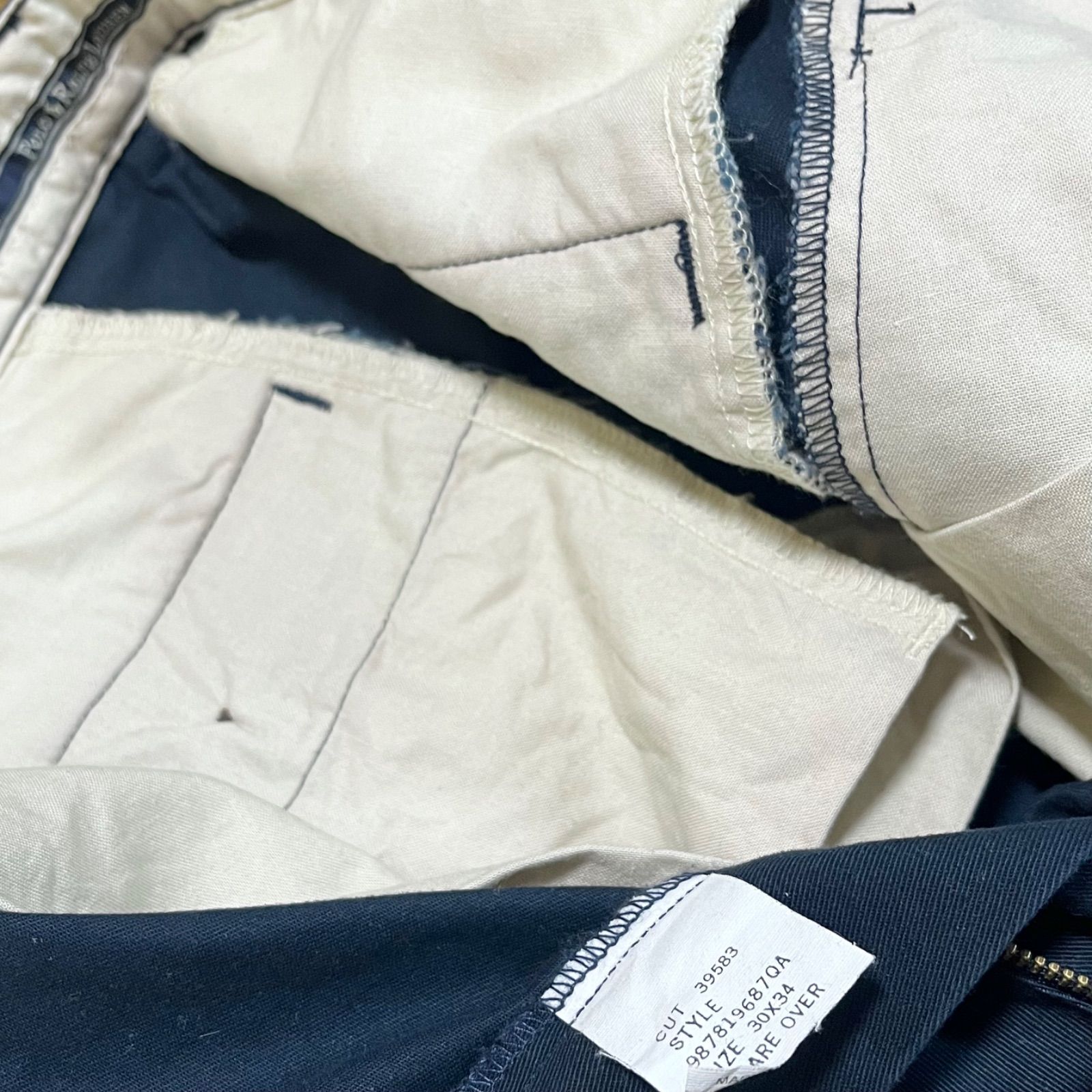 ラ*き様 90s USA製　ネイビー　ポロチノ ラ*き様 90s USA製 ネイビー ポロチノ 90's Polo by Ralph Lauren