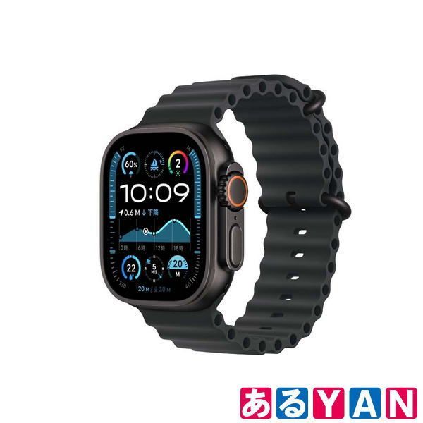 YAN Apple Watch Ultra 2 MX4P3J|A GPS Cellularモデル 49mm ブラックチタニウムケースとブラックオーシャンバンド 2000000009520