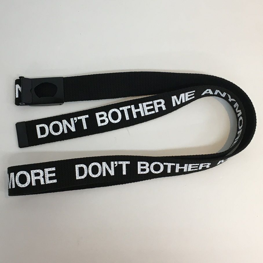 Wasted Youth Web Belt Black ウェイステッド ユース ウェブ ベルト 