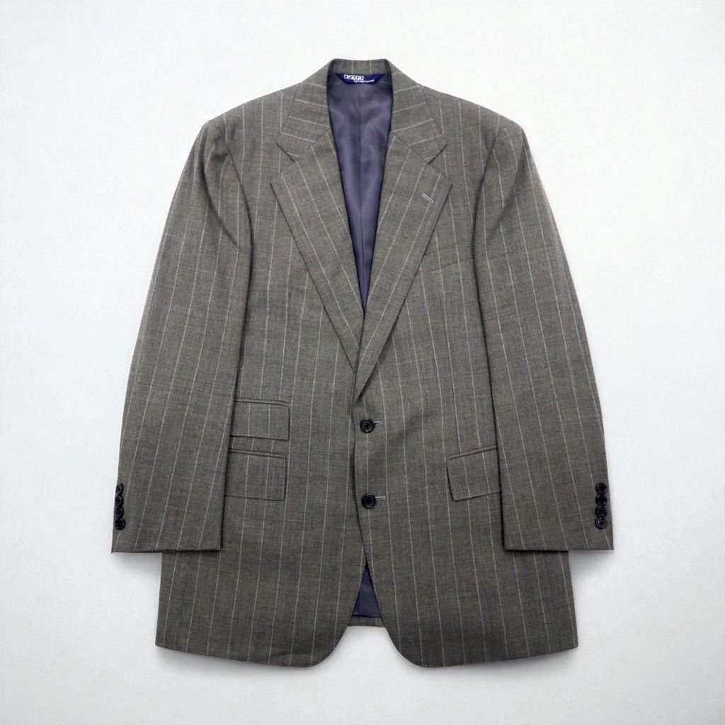 CHAPS by Ralph Laurenグレーストライプ 3ピーススーツ CHAPS by Ralph Laurenグレーストライプ 3ピーススーツ