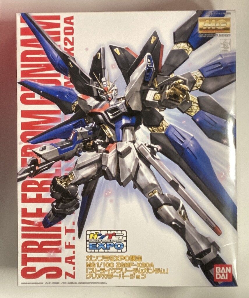 バンダイ MG ストライクフリーダムガンダム クリア Ver |ガンプラEXPO 1|100 MG
